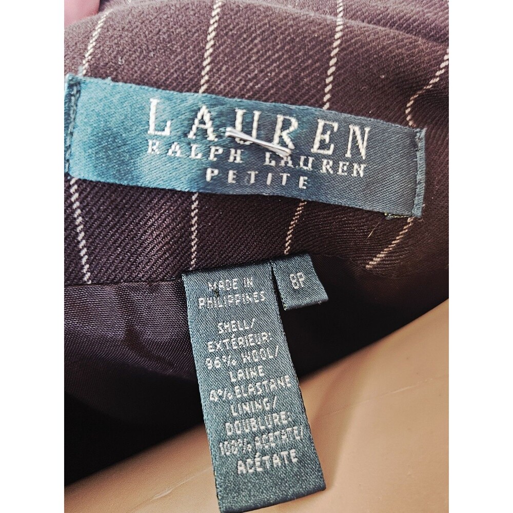 Lauren Ralph Lauren Women's Wool Blazer Size 8P - Picture 8 of 8